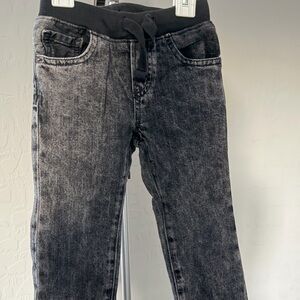 GAP Men's Washed Black Straight Jeans